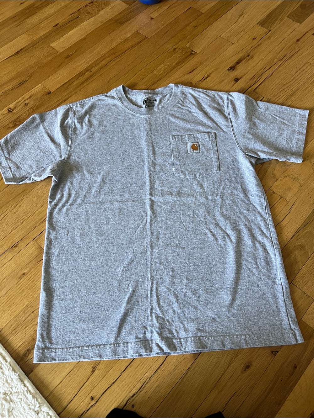 Carhartt Short-Sleeve Pocket Tee in Heather Gray